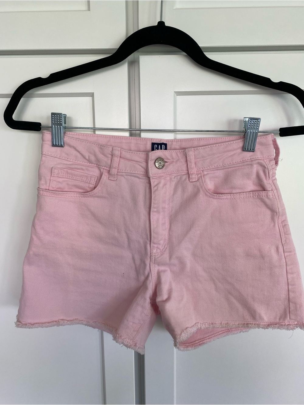 GAP Pale Pink Denim Cutoff Shorts